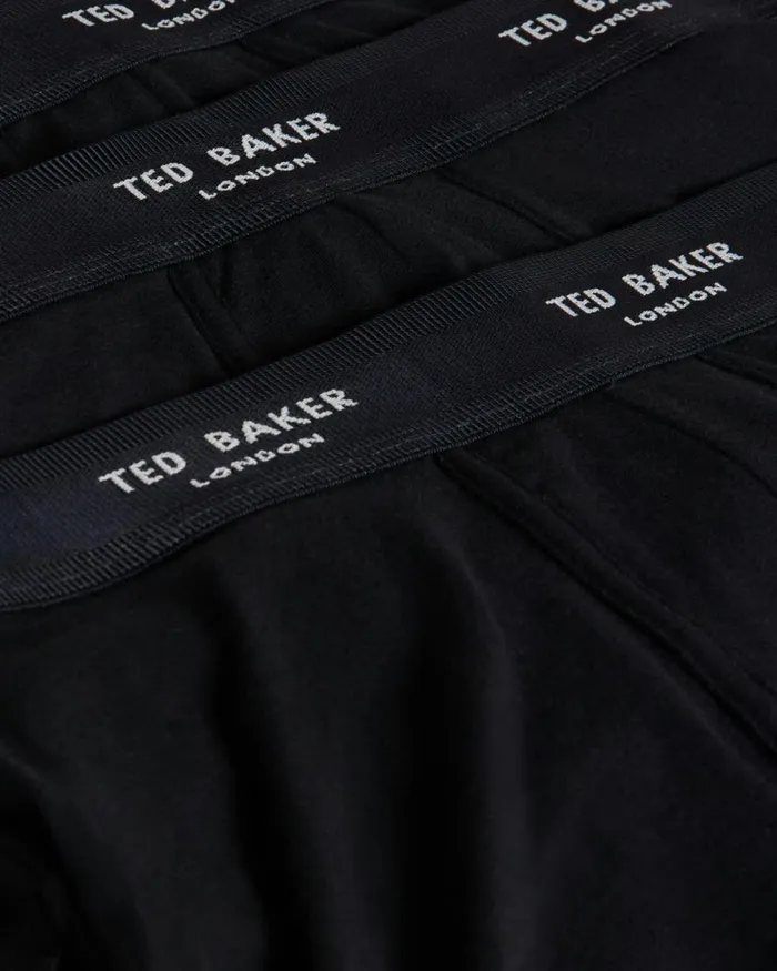 3 Pack Solid Trunks Black Men Ted Baker Underwear 3 Pack Solid Trunks Black Men Ted Baker Underwear