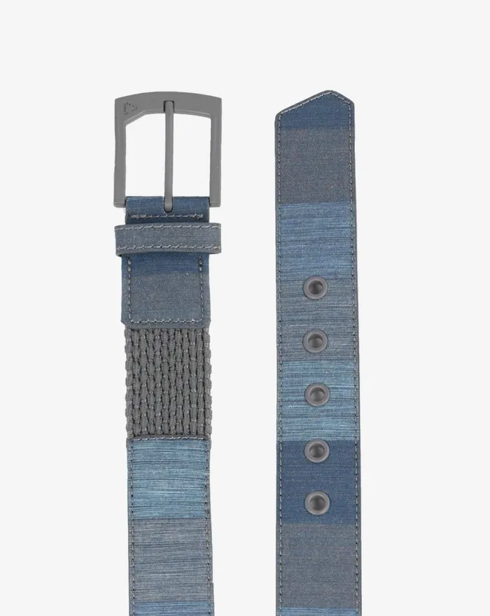 Accessories Belts TravisMathew DUALLY HYBRID STRETCH BELT Heather Grey Pinstripe