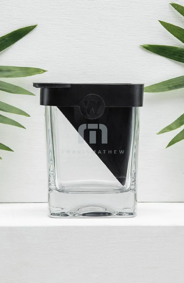 Accessories Drinkware TravisMathew NIGHTCAP 20 WHISKEY WEDGE Clear