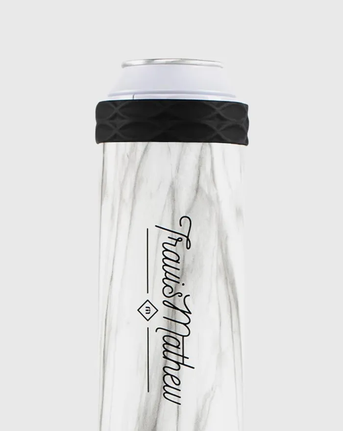 Accessories Drinkware TravisMathew NOT WATER SLIM CAN COOLER Snowdrift