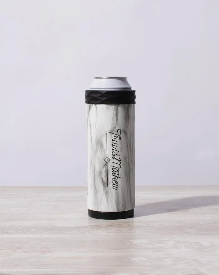 Accessories Drinkware TravisMathew NOT WATER SLIM CAN COOLER Snowdrift