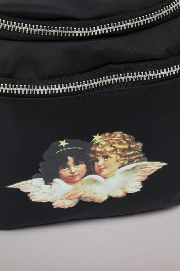 Accessories Fiorucci Angels Bum Bag Black Black Accessories Fiorucci Angels Bum Bag Black Black