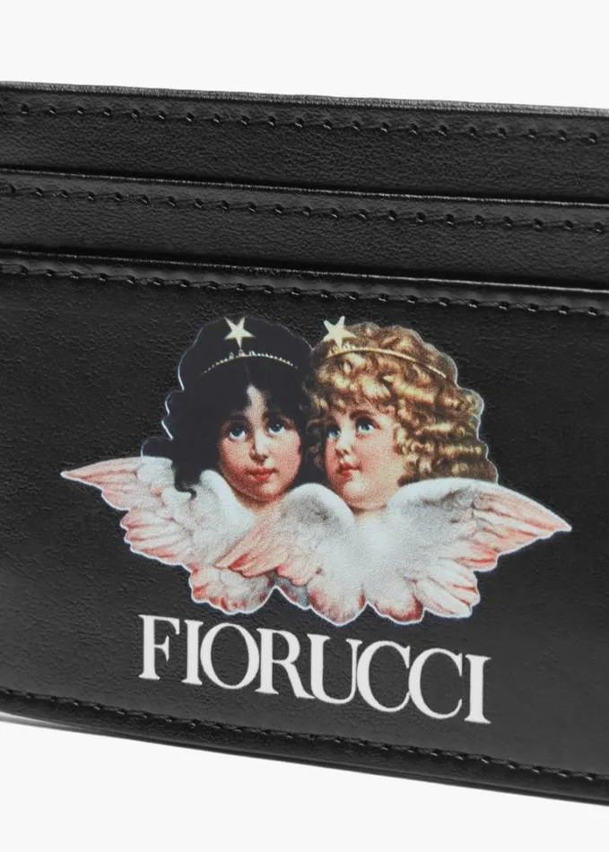 Accessories Fiorucci Angels Cardholder Black Black Accessories Fiorucci Angels Cardholder Black Black