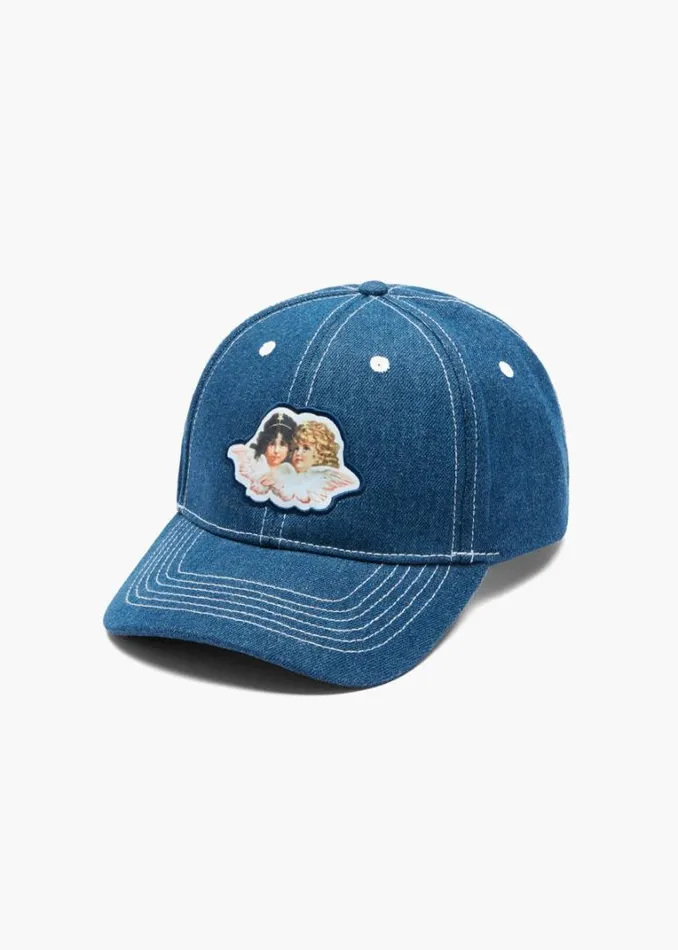 Accessories Fiorucci Angels Denim Cap Blue Blue