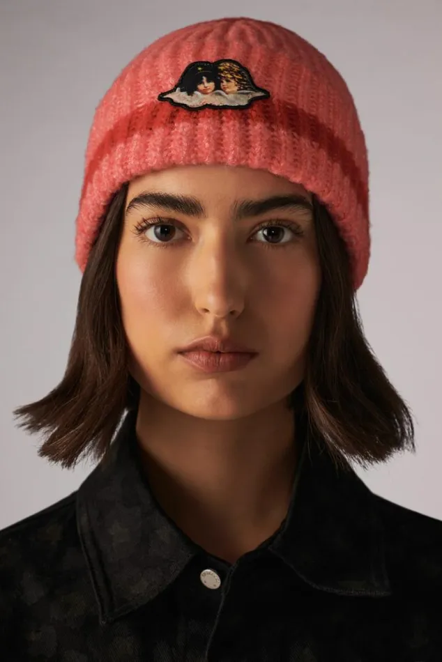 Accessories Fiorucci Angels Patch Beanie Red Os