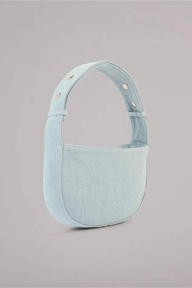 Accessories Fiorucci Angels Patch Denim Shoulder Bag Light Vintage Blue Accessories Fiorucci Angels Patch Denim Shoulder Bag Light Vintage Blue