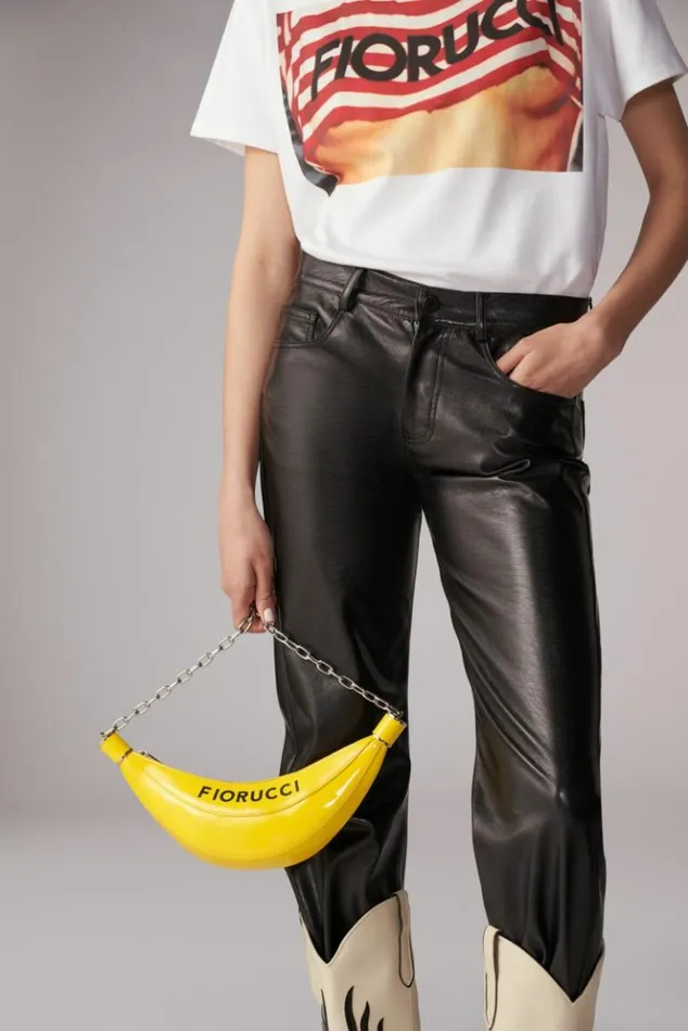 Accessories Fiorucci Banana Shoulder Bag Yellow Yellow Accessories Fiorucci Banana Shoulder Bag Yellow Yellow