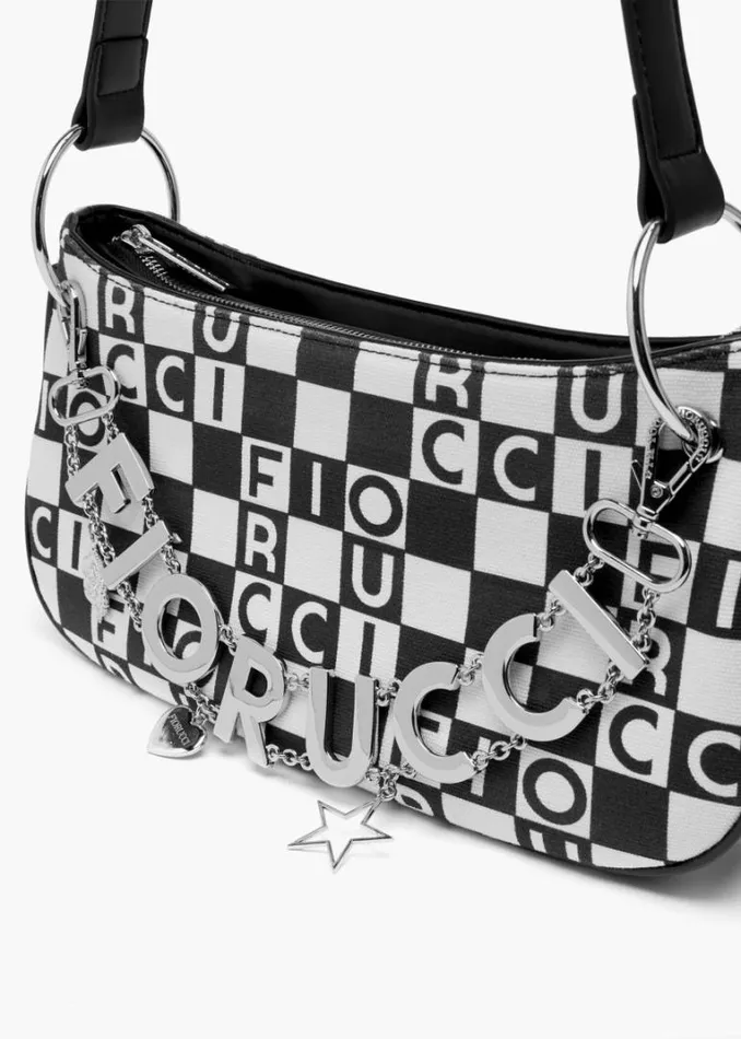 Accessories Fiorucci Checkerboard Chain Shoulder Bag Multi Multi Accessories Fiorucci Checkerboard Chain Shoulder Bag Multi Multi