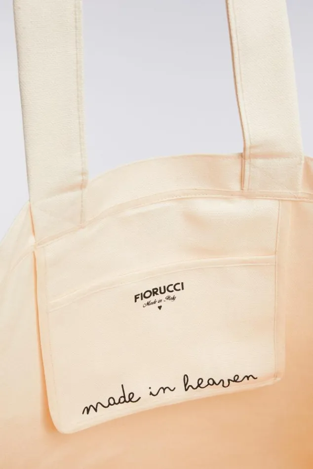Accessories Fiorucci Cherries Graphic Tote Bag White Cream Accessories Fiorucci Cherries Graphic Tote Bag White Cream