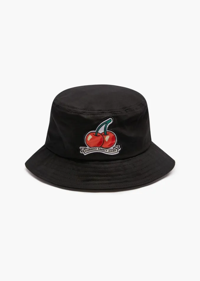 Accessories Fiorucci Cherry Bucket Hat Black Black