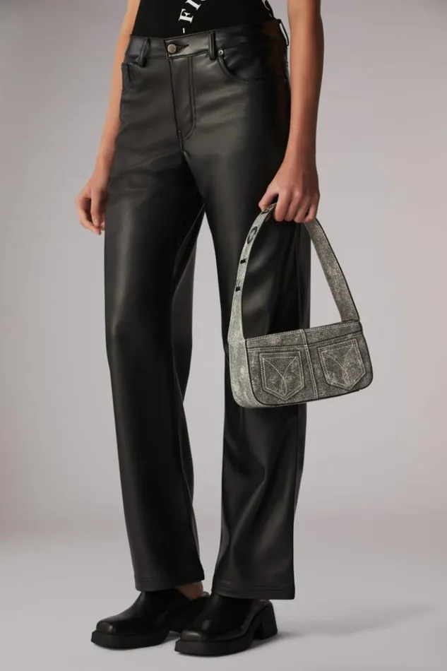 Accessories Fiorucci Denim Shoulder Bag Grey Os Accessories Fiorucci Denim Shoulder Bag Grey Os
