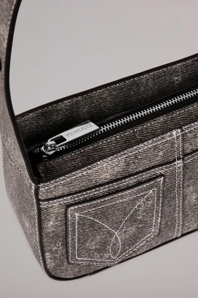 Accessories Fiorucci Denim Shoulder Bag Grey Os Accessories Fiorucci Denim Shoulder Bag Grey Os