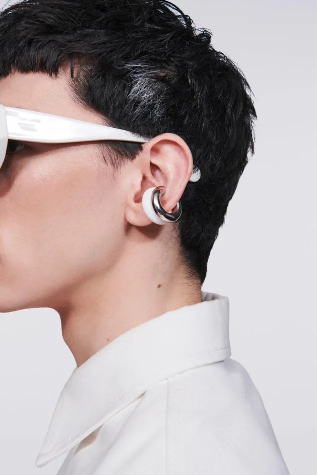 Accessories Fiorucci Ear Cuff White White Accessories Fiorucci Ear Cuff White White
