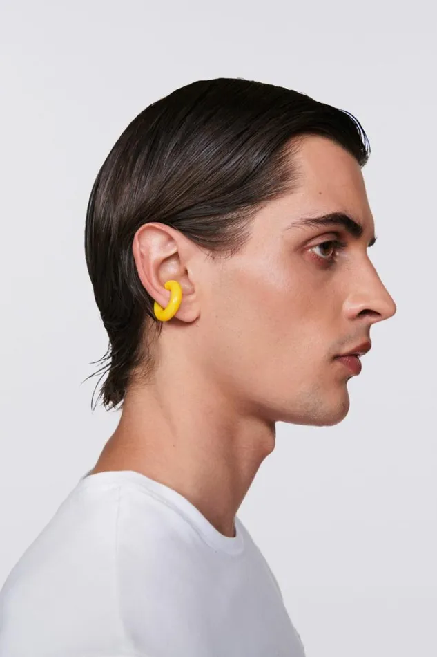 Accessories Fiorucci Ear Cuff Yellow Os Accessories Fiorucci Ear Cuff Yellow Os