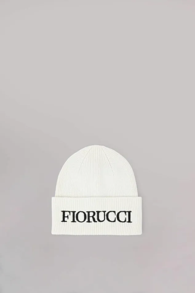Accessories Fiorucci Embroidered Logo Beanie White White
