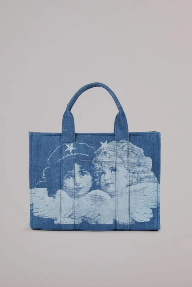 Accessories Fiorucci Enlarged Angels Handbag Blue Blue