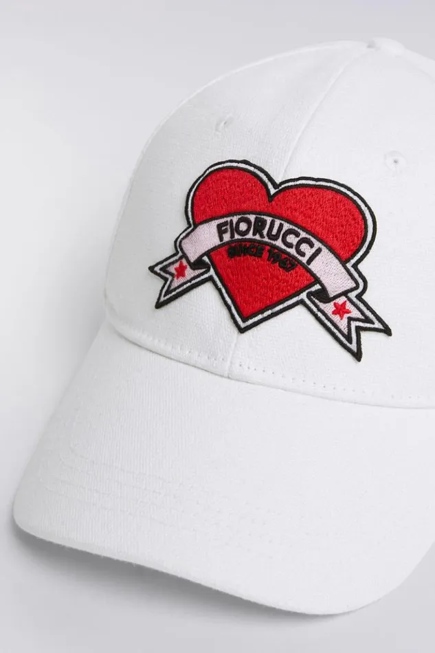 Accessories Fiorucci Heart Patch Cap White Os Accessories Fiorucci Heart Patch Cap White Os