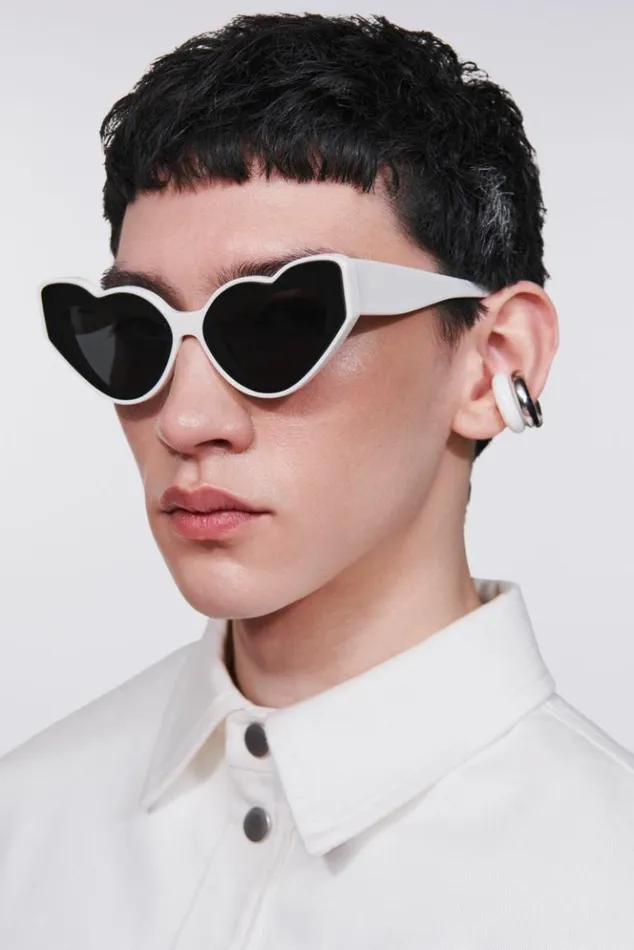 Accessories Fiorucci Heart Sunglasses White White Accessories Fiorucci Heart Sunglasses White White