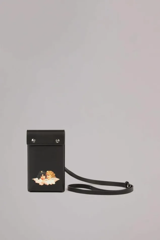Accessories Fiorucci Icon Angels Phone Pouch Black Black