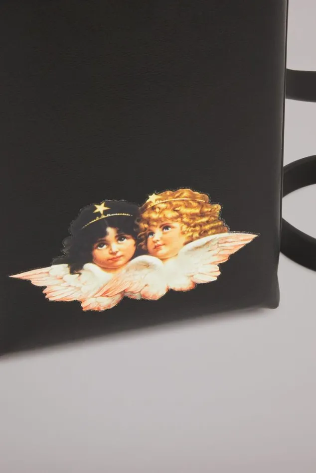 Accessories Fiorucci Icon Angels Phone Pouch Black Black Accessories Fiorucci Icon Angels Phone Pouch Black Black