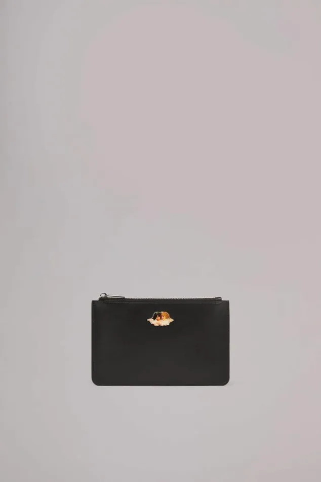 Accessories Fiorucci Icon Angels Plaque Pouch Black Black