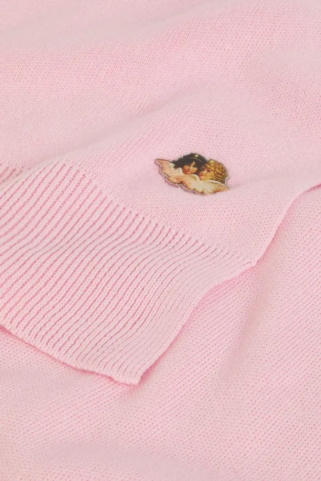 Accessories Fiorucci Icon Angels Plaque Scarf Pink Pink Accessories Fiorucci Icon Angels Plaque Scarf Pink Pink