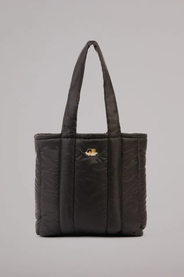 Accessories Fiorucci Icon Angels Puffer Tote Bag Black Os