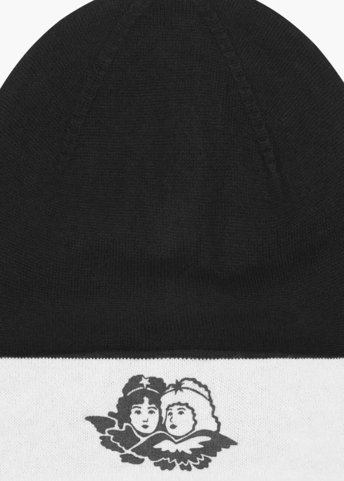 Accessories Fiorucci Intarsia Angels Beanie Black Black Accessories Fiorucci Intarsia Angels Beanie Black Black