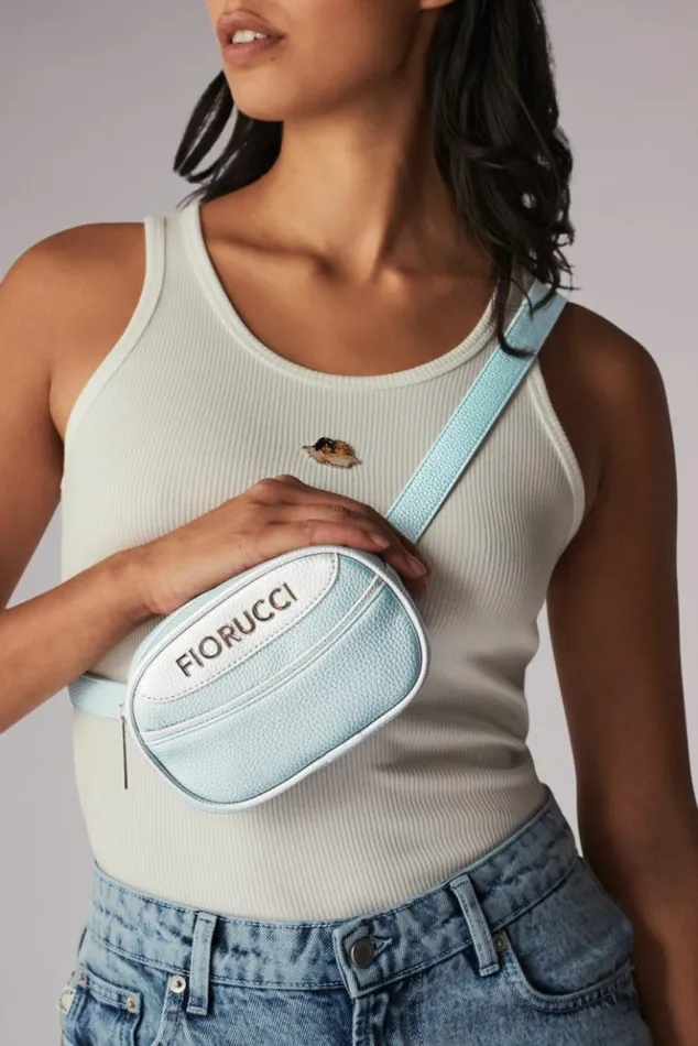 Accessories Fiorucci Logo Belt Bag Blue Os Accessories Fiorucci Logo Belt Bag Blue Os