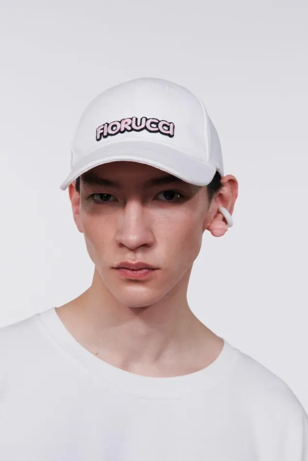 Accessories Fiorucci Logo Patch Cap White White Accessories Fiorucci Logo Patch Cap White White