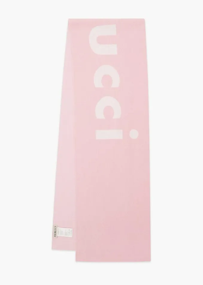 Accessories Fiorucci Logo Scarf Pink Pink Accessories Fiorucci Logo Scarf Pink Pink