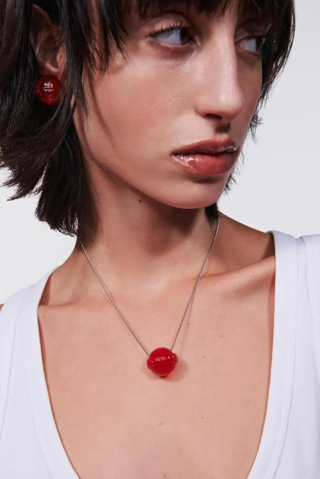 Accessories Fiorucci Lollipop Necklace Red Os Accessories Fiorucci Lollipop Necklace Red Os