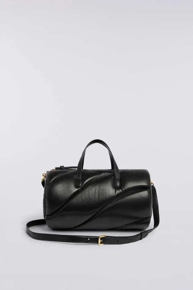 Accessories Fiorucci Mella Leather Duffle Bag Black Os