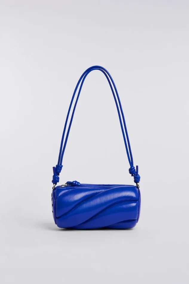 Accessories Fiorucci Mella Leather Mini Bag Blue Os