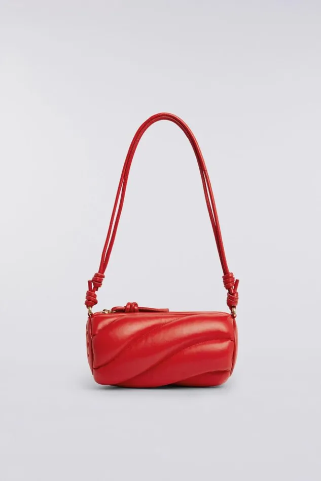 Accessories Fiorucci Mella Leather Mini Bag Red Os