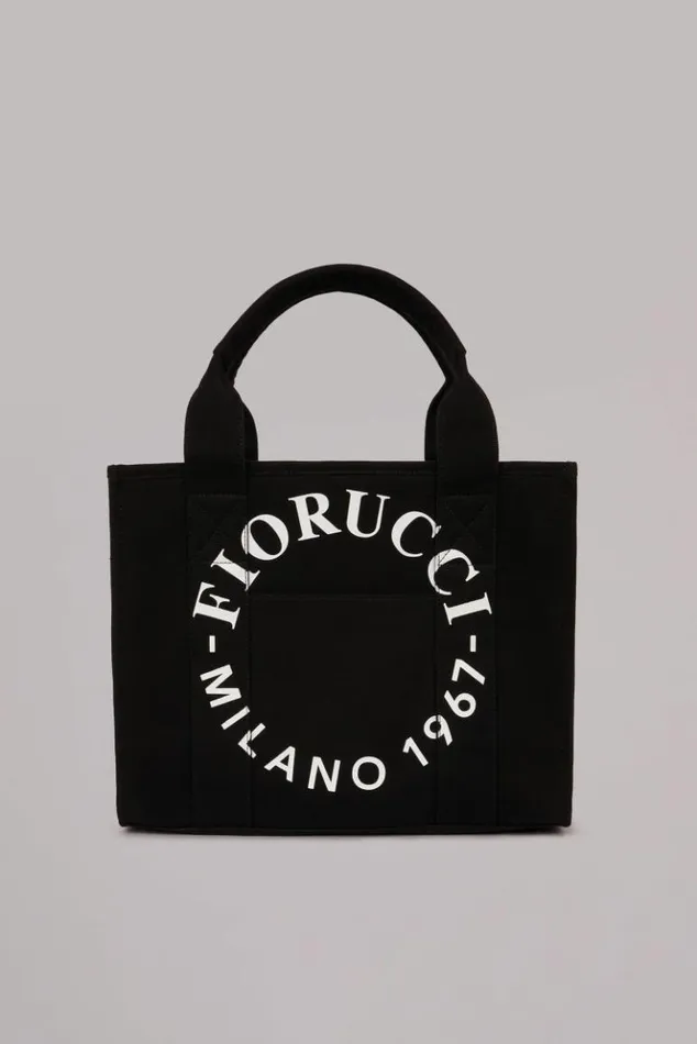 Accessories Fiorucci Milano Stamp Handbag Black Os