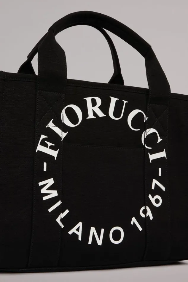 Accessories Fiorucci Milano Stamp Handbag Black Os Accessories Fiorucci Milano Stamp Handbag Black Os