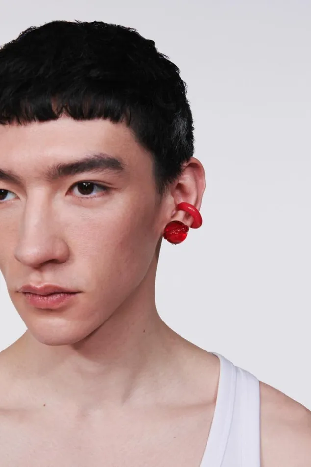 Accessories Fiorucci Mini Lollipop Earrings Red Os Accessories Fiorucci Mini Lollipop Earrings Red Os