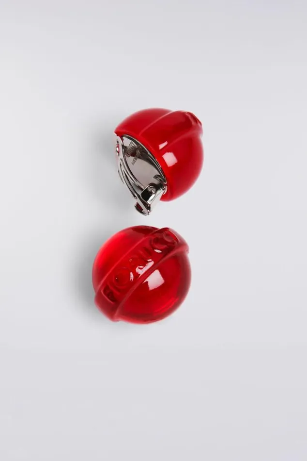 Accessories Fiorucci Mini Lollipop Earrings Red Os Accessories Fiorucci Mini Lollipop Earrings Red Os