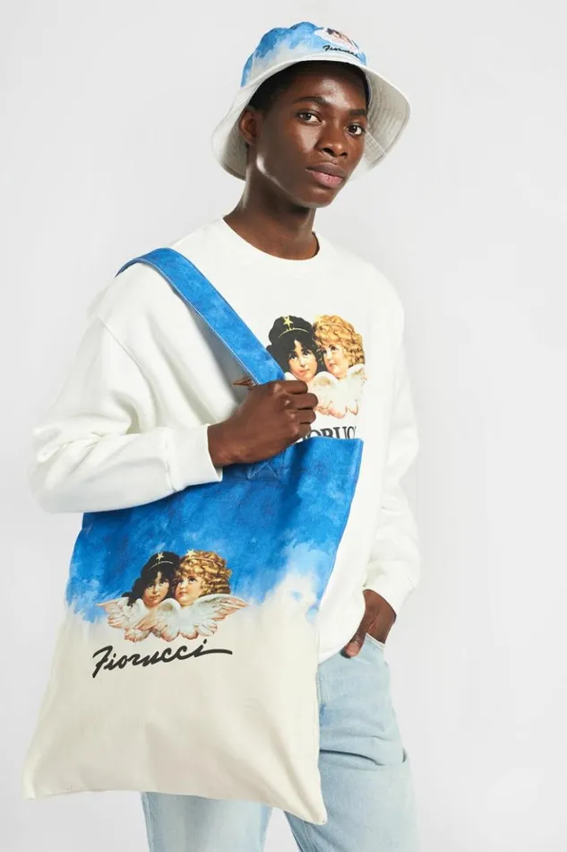 Accessories Fiorucci Ombre Angels Tote Bag Blue Blue Accessories Fiorucci Ombre Angels Tote Bag Blue Blue