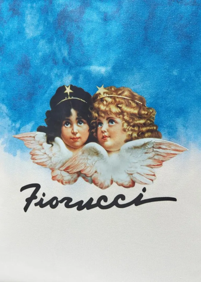 Accessories Fiorucci Ombre Angels Tote Bag Blue Blue Accessories Fiorucci Ombre Angels Tote Bag Blue Blue