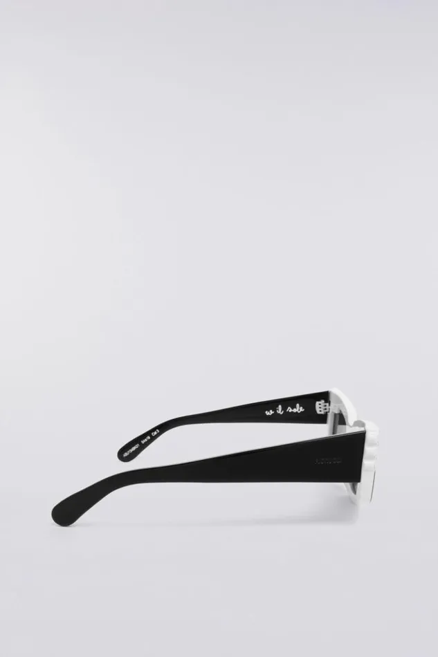 Accessories Fiorucci Rectangular Wing Sunglasses Black Black Accessories Fiorucci Rectangular Wing Sunglasses Black Black