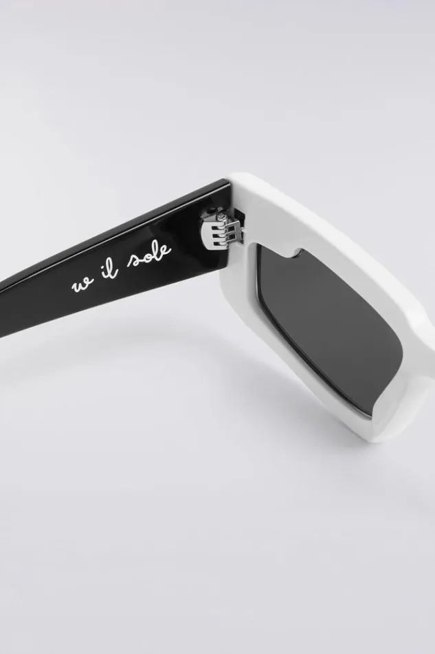 Accessories Fiorucci Rectangular Wing Sunglasses Black Black Accessories Fiorucci Rectangular Wing Sunglasses Black Black