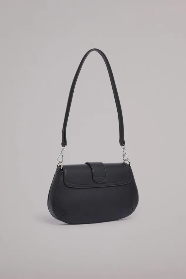 Accessories Fiorucci Safety Lock Shoulder Bag Black Os Accessories Fiorucci Safety Lock Shoulder Bag Black Os