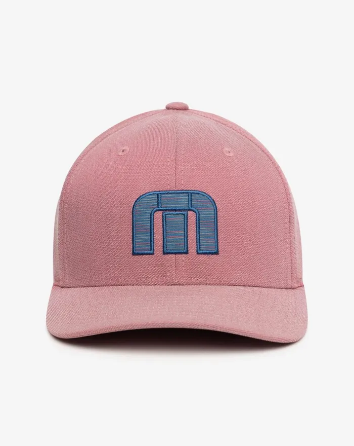 Accessories Fitted TravisMathew CARIBBEAN FITTED HAT Heather Earth Red