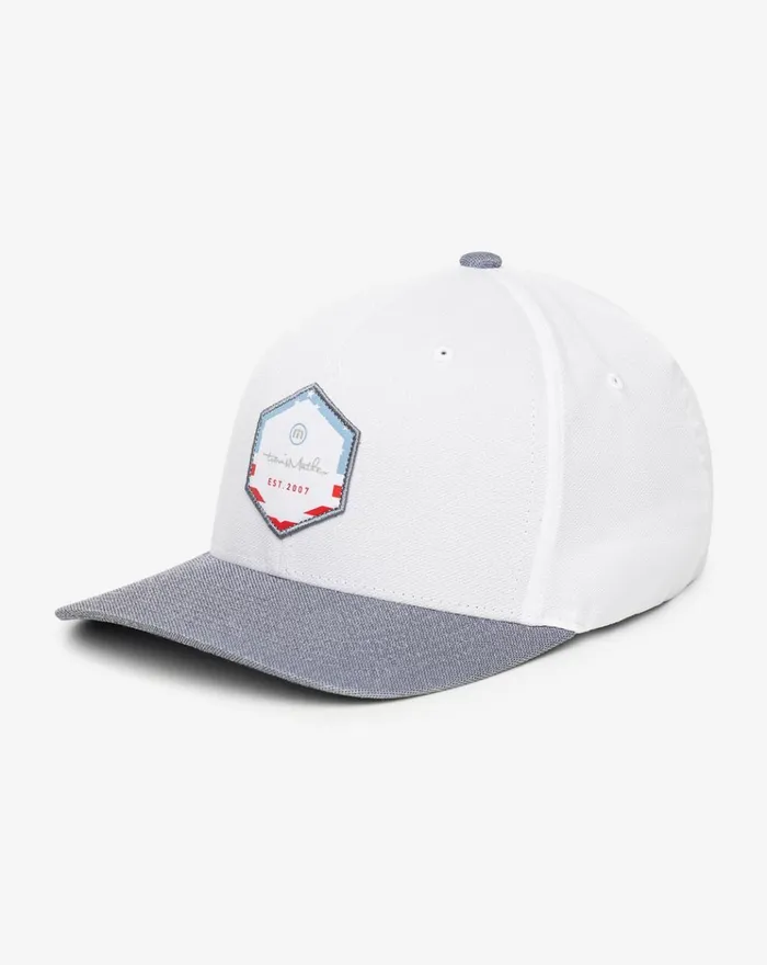Accessories Fitted TravisMathew CELEBRATE US FITTED HAT White