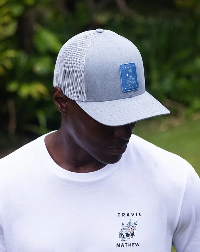 Accessories Fitted TravisMathew GLASS BEACH FITTED HAT Heather Grey
