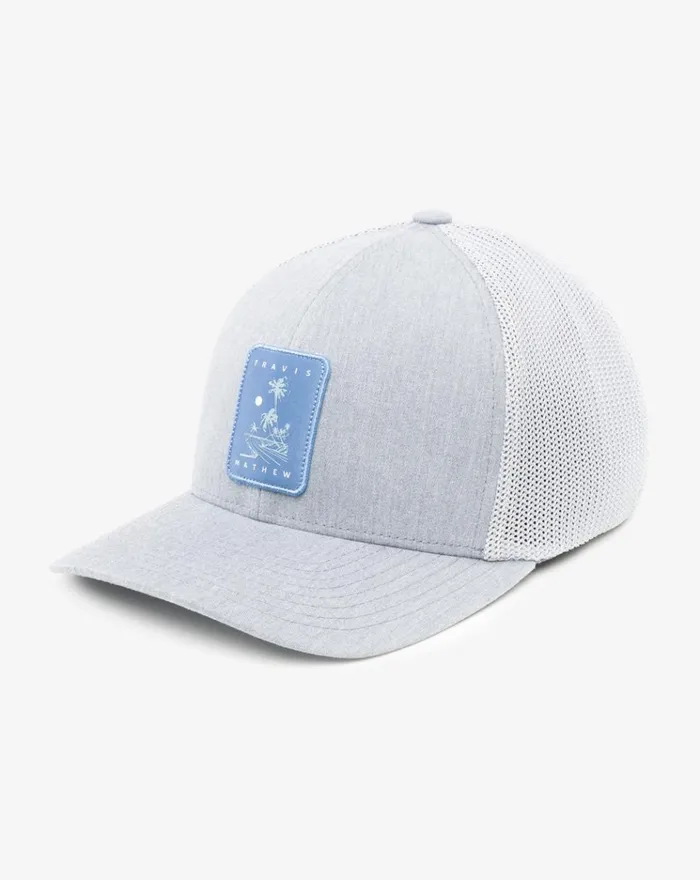 Accessories Fitted TravisMathew GLASS BEACH FITTED HAT Heather Grey