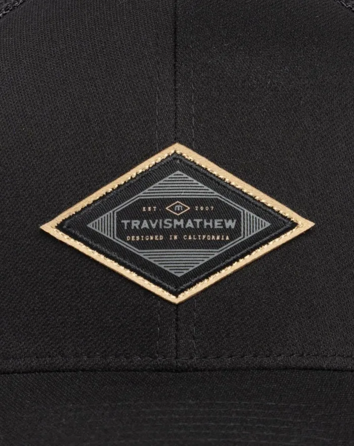 Accessories Fitted TravisMathew GOIN BROKE FITTED HAT Black