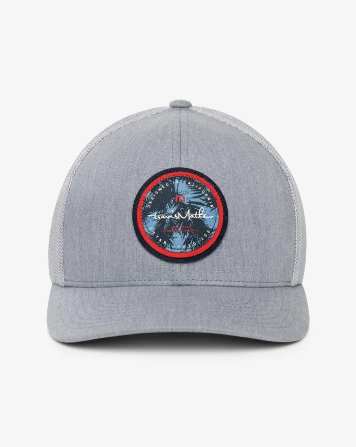 Accessories Fitted TravisMathew IN TM WE TRUST FITTED HAT Heather Grey